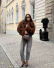 Manteau Court Chic Fausse Fourrure