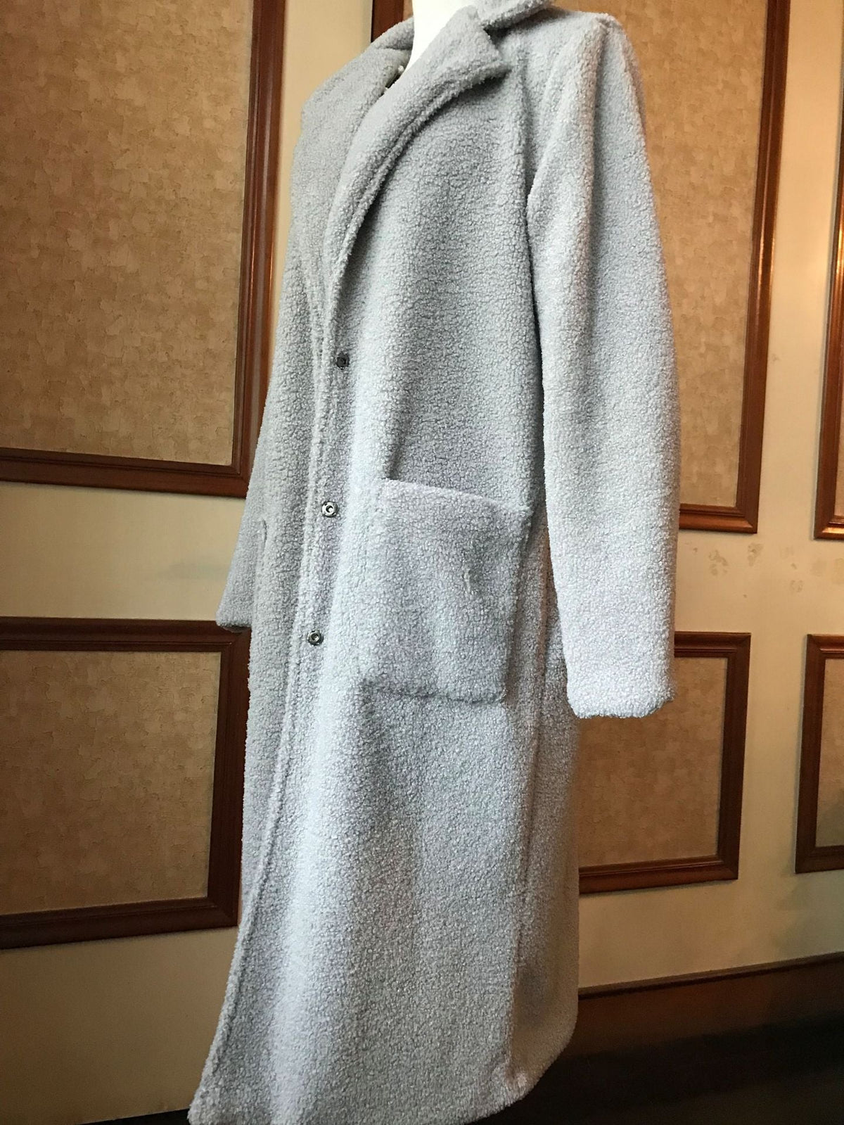 Manteau Mi-long à Grand Col