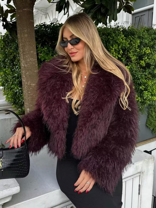 Manteau Court Synthétique