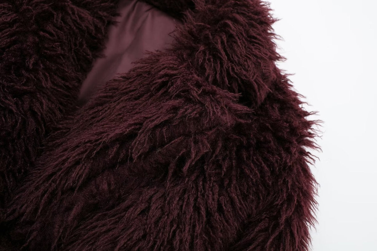 Manteau Court Synthétique