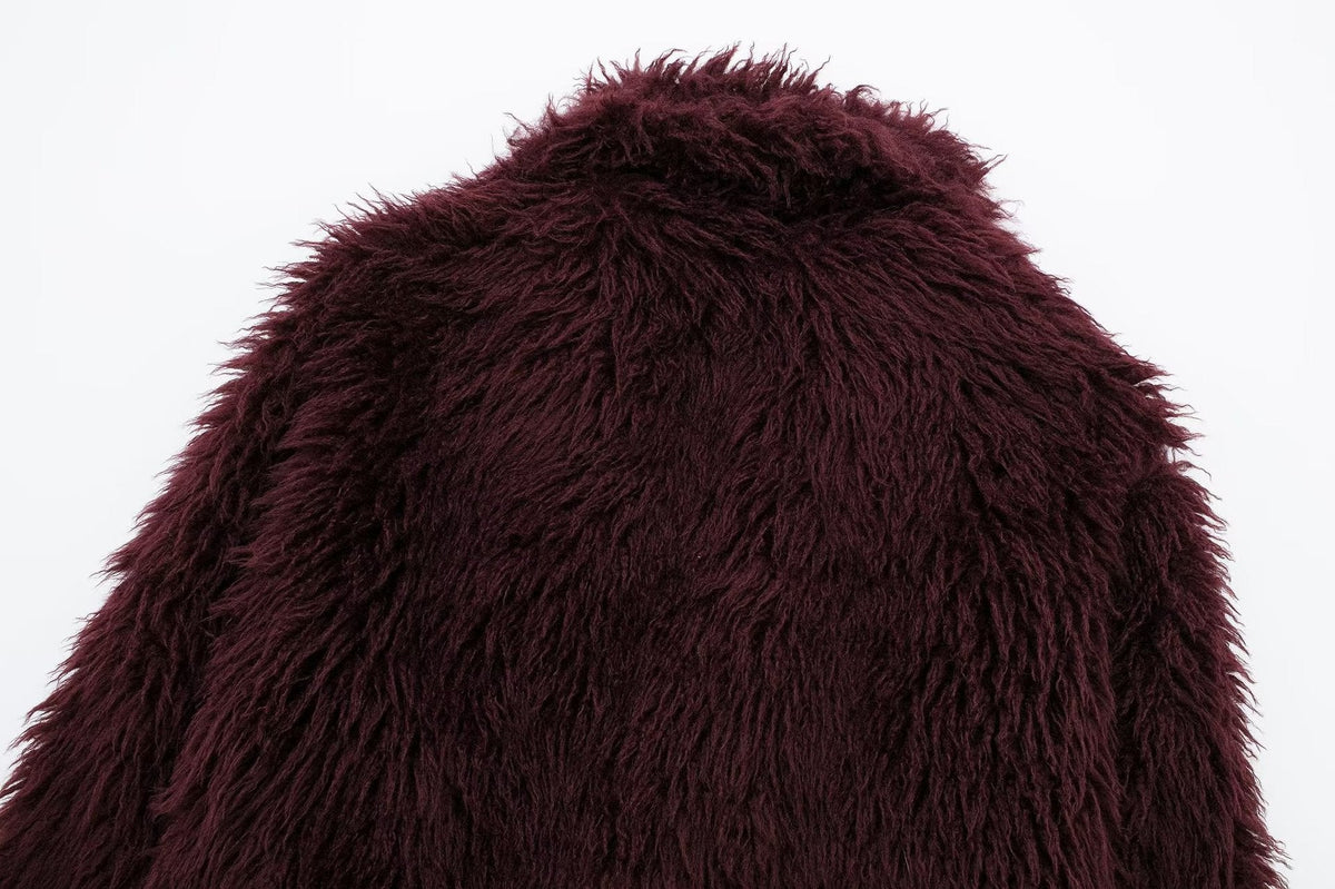 Manteau Court Synthétique
