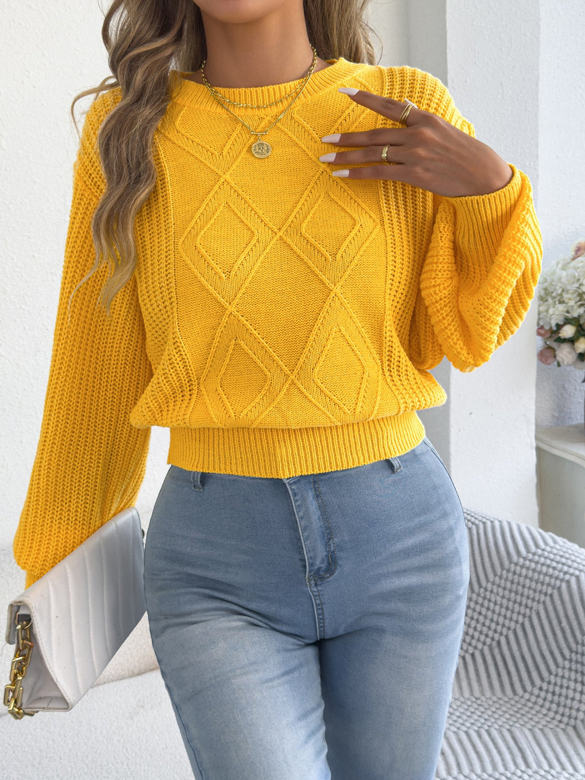 Pull Court Manches Lanternes