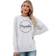 Sweat Oversize Coton Femme
