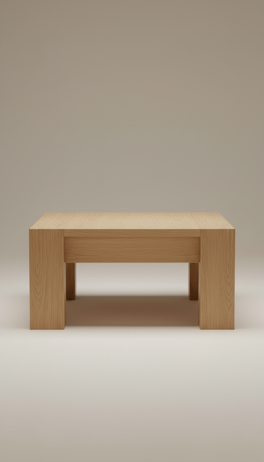 Table basse en chêne massif