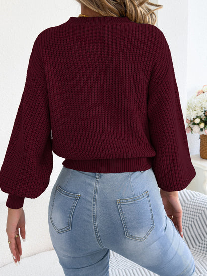 Pull Court Manches Lanternes