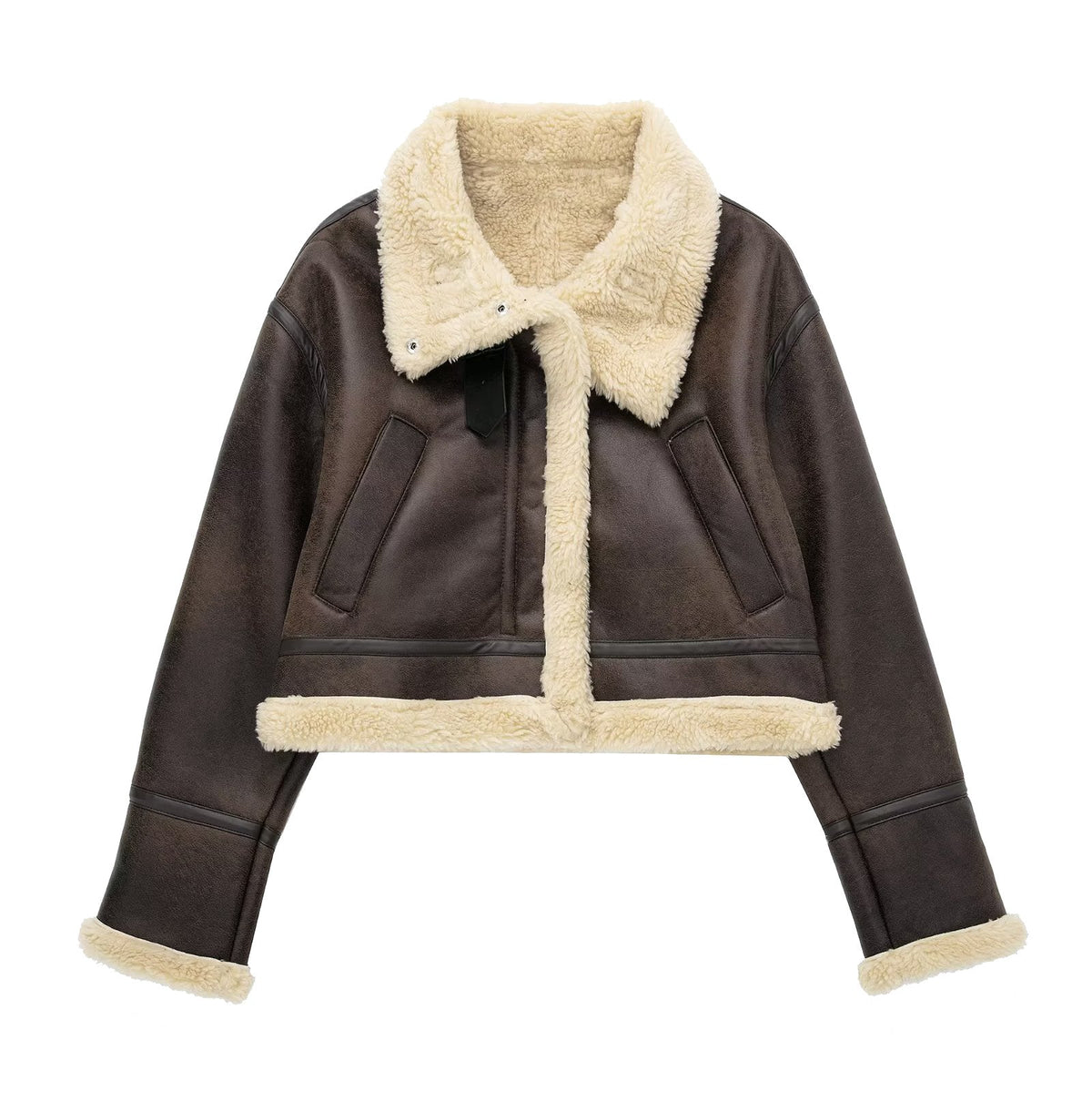 Veste Courte Polaire Réversible