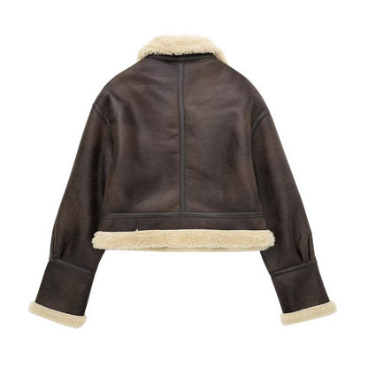 Veste Courte Polaire Réversible