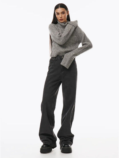 Jeans Large Femme