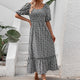 Robe Rétro Florale — Élégance Moderne