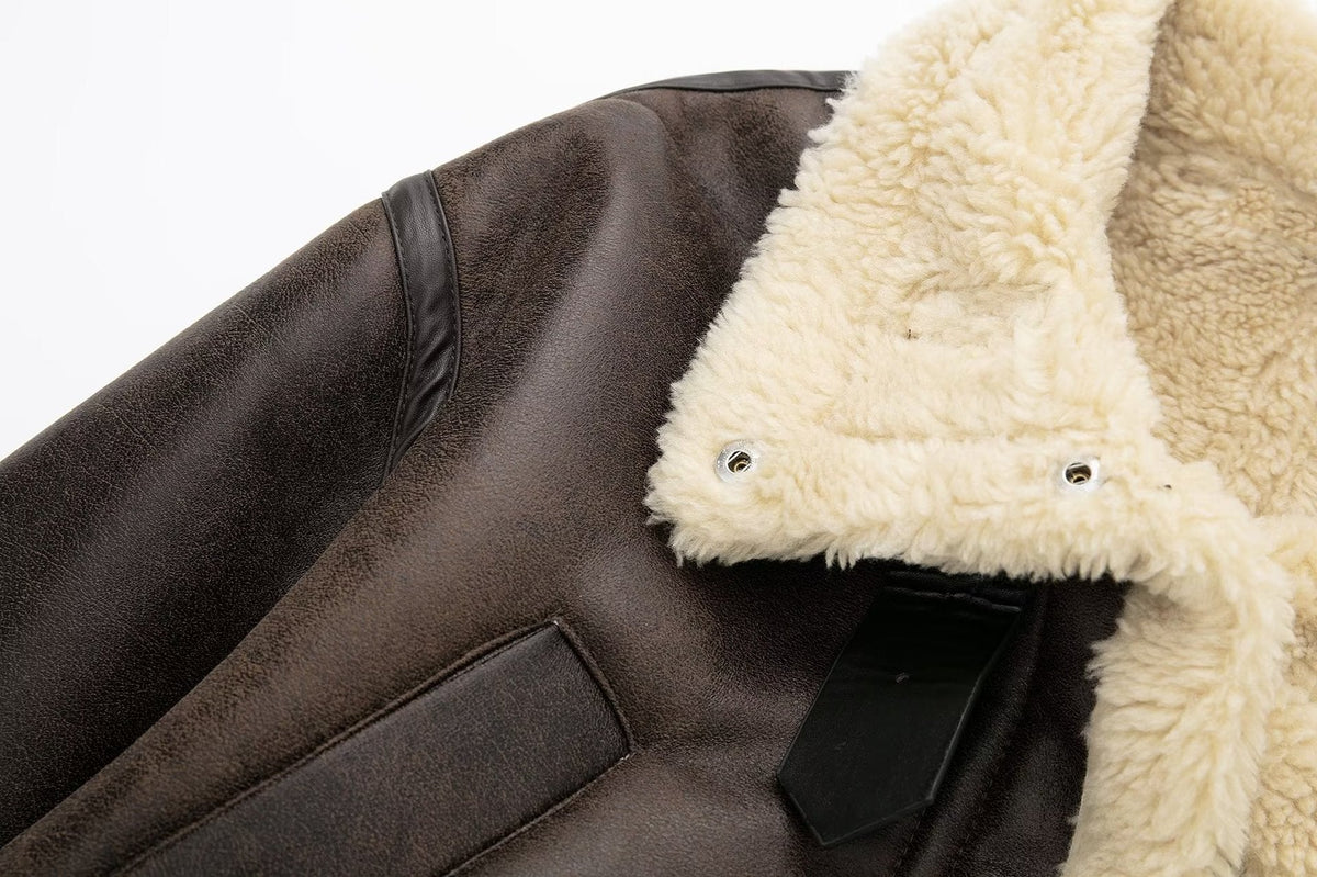 Veste Courte Polaire Réversible