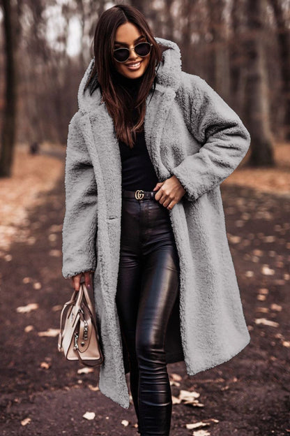 Manteau Long en Laine