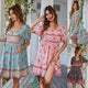 Robe Bohème Décontractée de Vacances