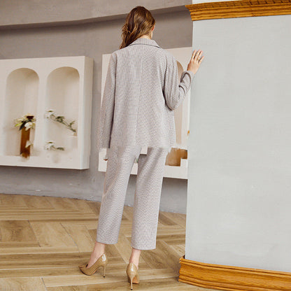 Ensemble Blazer à Carreaux