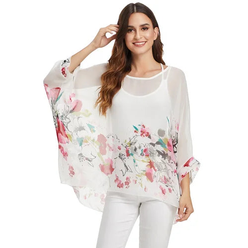 BHflutter Women Blouses Plus Size 2019