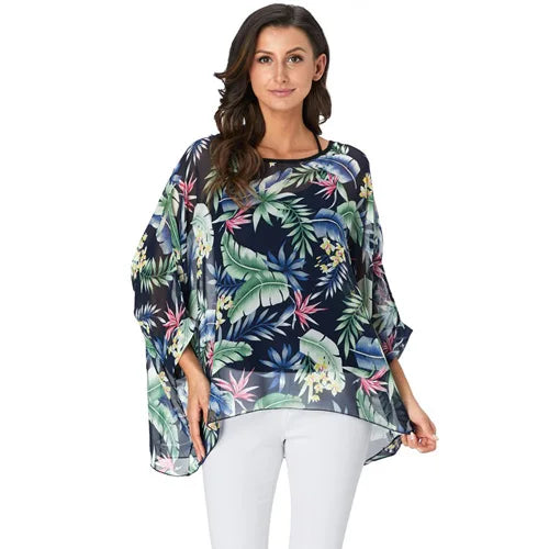 BHflutter Women Blouses Plus Size 2019