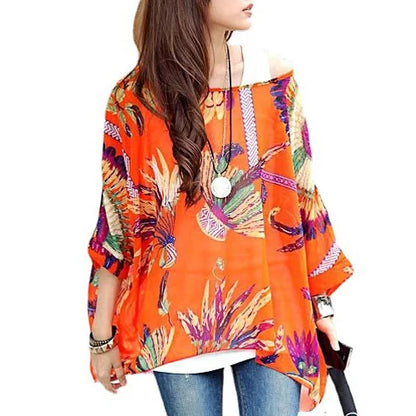 BHflutter Women Blouses Plus Size 2019