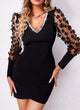 Robe Noire Élégante – Coupe Ajustée