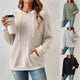 Sweat à Capuche Femme Poches