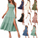 Robe Longue Une Épaule Plissée À Fente
