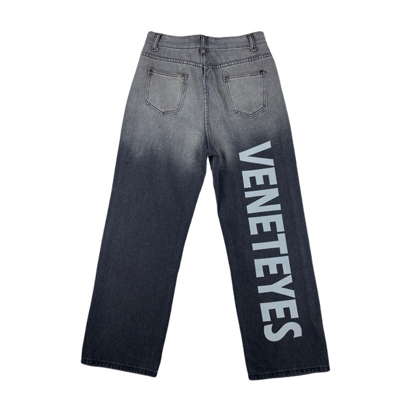 Jeans Rétro Dégradé