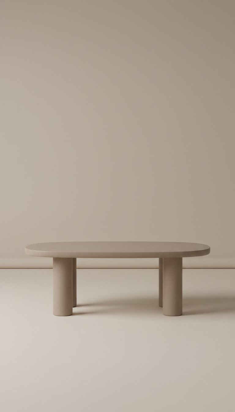 table basse taupe naturelle
