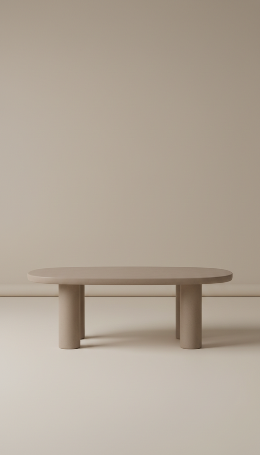 table basse taupe naturelle